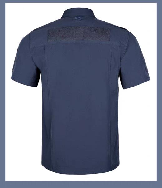 订单剩余库存 赔钱特价清货  猛虎营蓝色夏季速干训练服上衣 （前后标可拆卸） 商品图3