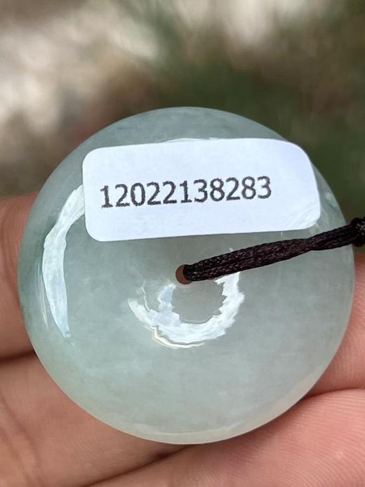 【云意轩】编号：8283  冰种飘兰花平安扣 天然翡翠 附证书 商品图3