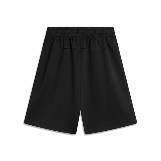 李宁速干短卫裤男2024春夏冰感舒适纯色宽松刺绣运动短裤AKSU229 商品图4