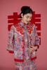 荷言HEYEN 花嫁 非遗并蒂喜字纹双面异色罗新娘旗袍手工葫芦盘扣高定系列 商品缩略图4