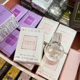 【中小样】宝格丽晶莹女士淡香水 5ml Q香白水晶