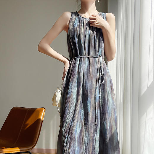 纤束马法式浪漫飘逸连衣裙 SL-8285 商品图4