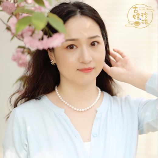 源头直采精挑级！温柔岁月妈妈珠 淡水无核珍珠  8～9mm 礼盒装  近圆微瑕(下单5天左右发货) 商品图2