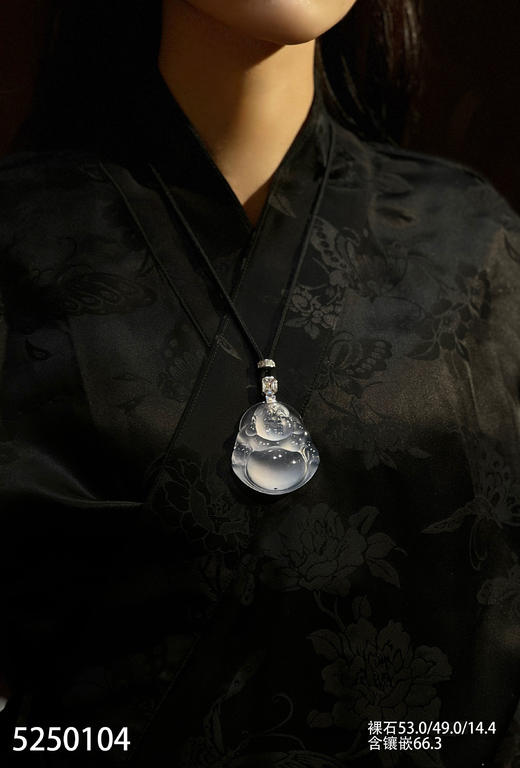 玻璃种佛公吊坠【5250104】具体价格微信咨询 商品图4