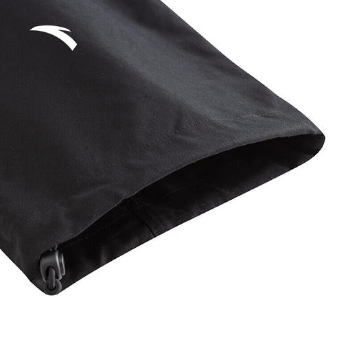 安踏（ANTA）欧文系列梭织休闲长裤男女款运动裤子宽松弹力阔腿裤172511504 基础黑-3 商品图6