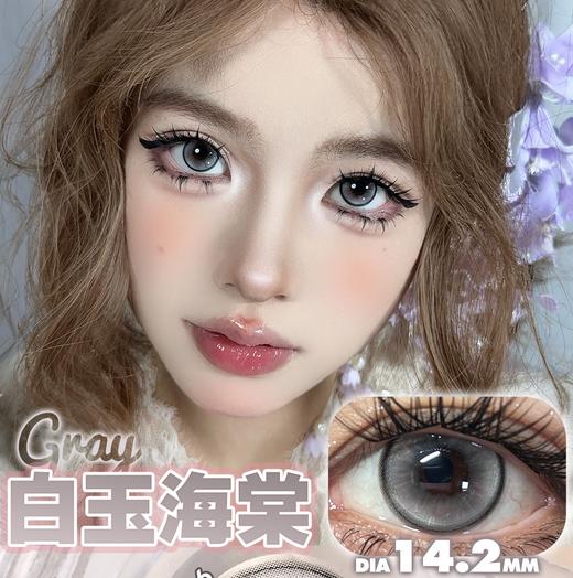 KikiCon 白玉海棠 (月抛) 商品图0