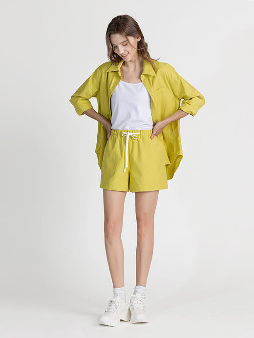 LIZZY 简约休闲百搭精梳棉圆领短袖T恤单穿打底7127 商品图1