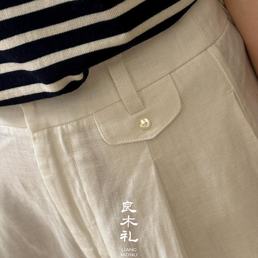 【预售5天】良木礼天丝亚麻裤（3125） 商品图1