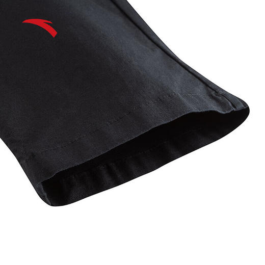 安踏好事发生 新年款休闲长裤男士春季宽松百搭直筒裤152518517 基础黑-3 商品图6