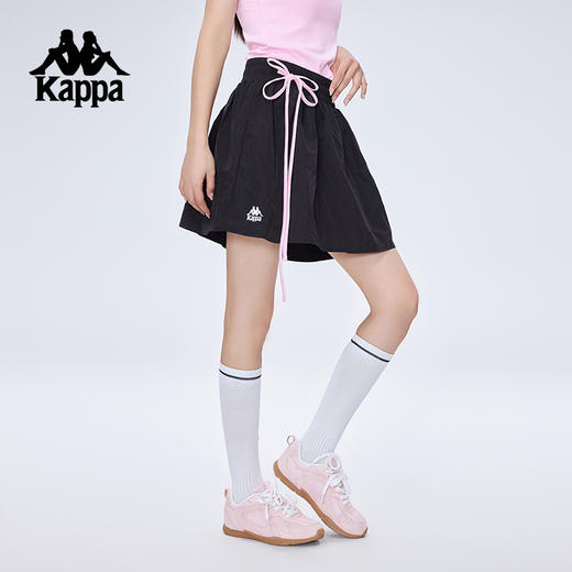 Kappa卡帕背靠背2025新款夏季女运动短裙户外休闲裙子训练网球裙KPDJBQQ10 商品图2