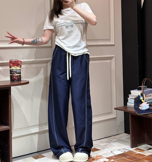 素然香蕉弯刀阔腿裤042504 商品图2