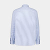 GUCCI 古驰 男士徽标刺绣棉质条纹长袖衬衫 浅蓝色 814552 Z7AHG 4061 商品缩略图1