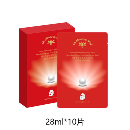 花甜蜜就白珍珠水漾焕采面膜 商品图5