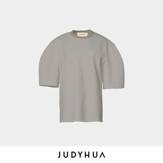 JUDYHUA 纯粹系列弧形袖T恤 商品图8