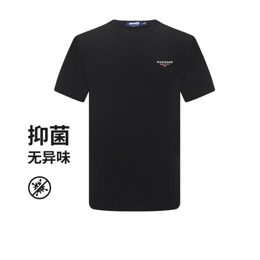 【抑菌透气】 纳维凯尔Navigare意大利小帆船 夏季清爽亲肤短袖圆领男士T恤 1125504235 商品图2