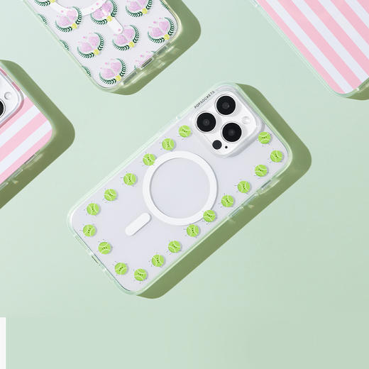 【网球俱乐部】网球精灵队列 POPCASE手机壳 MagSafe Popcase磁吸款 绿色 运动 iPhone 15/14/13 商品图1