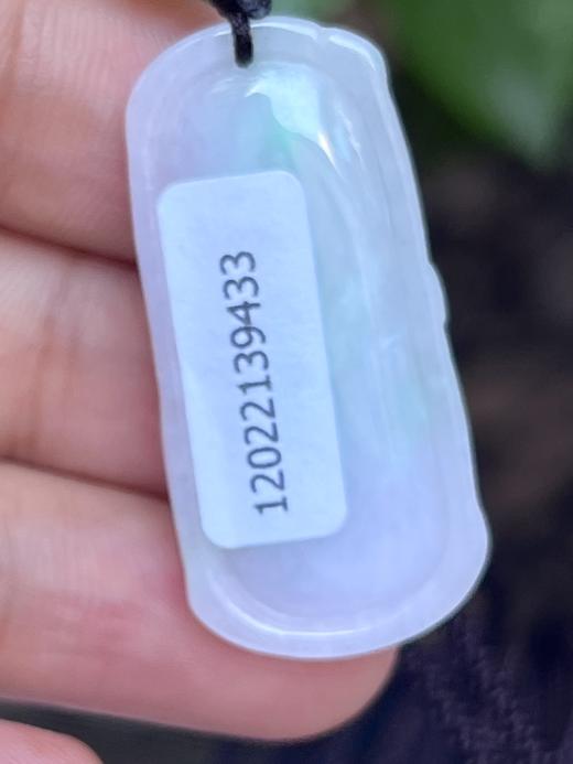 【云意轩翡翠】编号：9433 白底青翡翠竹节  天然翡翠 附证书 商品图3