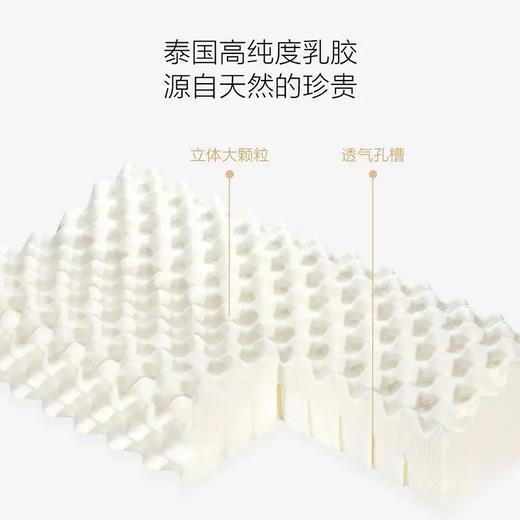 【乳胶枕】泰国皇家乳胶枕,保护颈椎呵护睡眠 给您一夜安眠 AT 商品图3