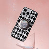 【甜】黑白爱心菱格 POPCASE手机壳 MagSafe Popcase磁吸款 撞色 菱格 拼贴 iPhone 16/15/14 商品缩略图1