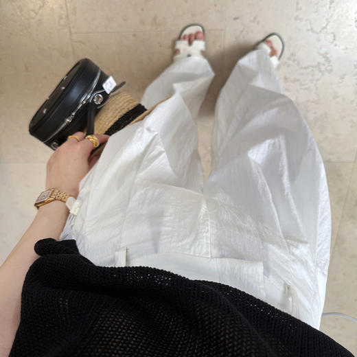 【预售7天】良木礼肌理感阔腿裤（3706） 商品图4