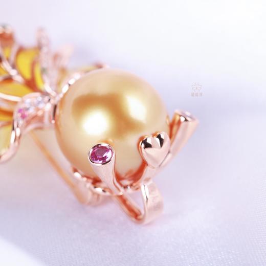 【金玉满堂】空窗珐琅金鱼胸针ZZ12502011 商品图3