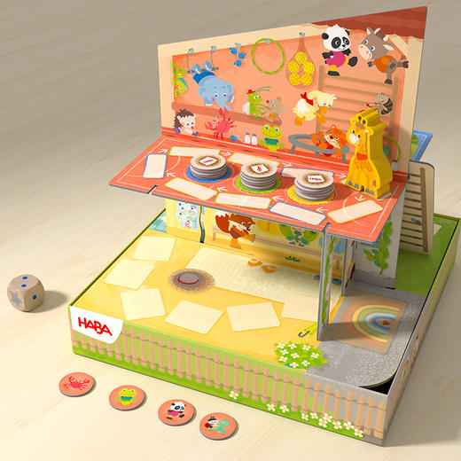 HABA 彩虹幼儿园 十合一 桌游 适合2岁+ 多种玩法，锻炼各项能力 德国品牌-2011718001 商品图2