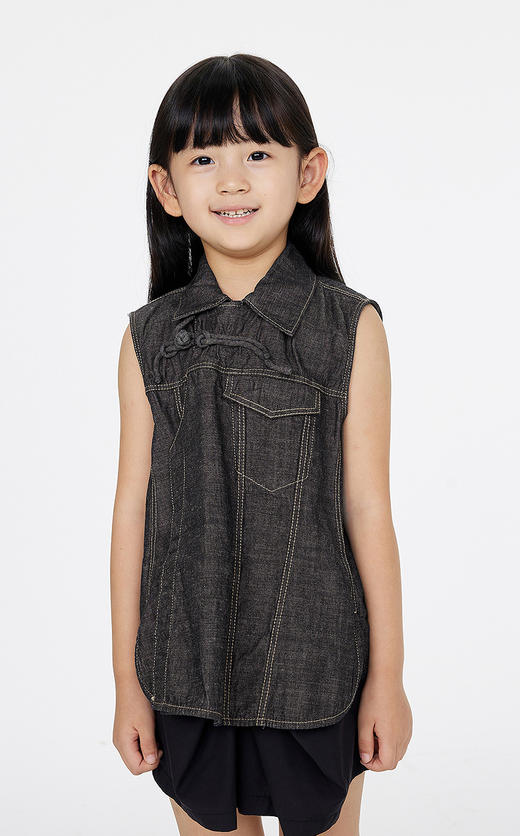 jnby  25年夏款  无袖衬衣  1P5213380 商品图3