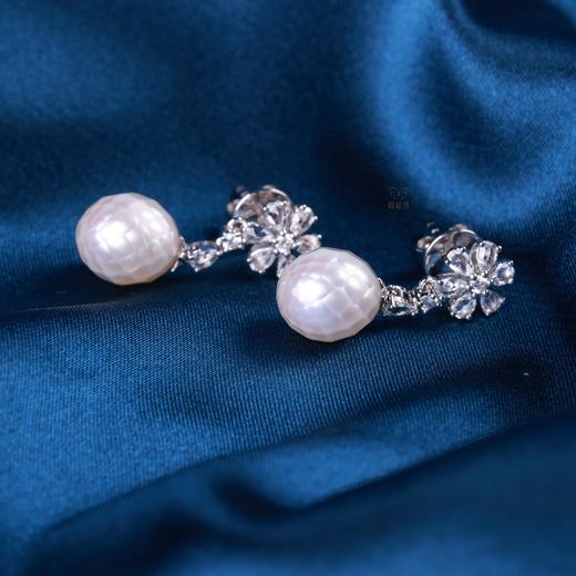 【乐见花开】刻面珍珠耳坠ZZ12503051 商品图3