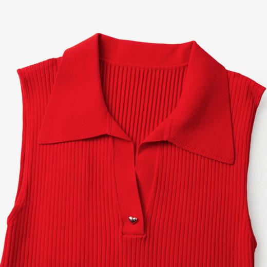 【商场同款】麦檬春秋polo领针织上衣4E3130661 商品图2