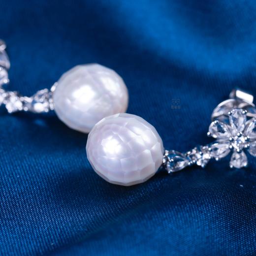 【乐见花开】刻面珍珠耳坠ZZ12503051 商品图5