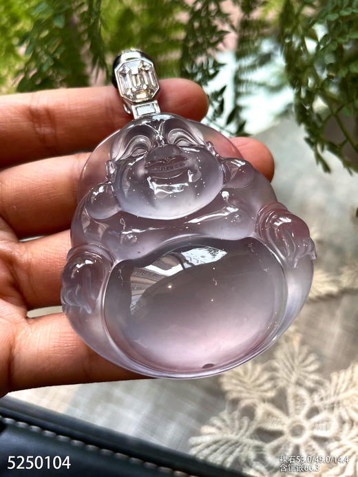 玻璃种佛公吊坠【5250104】具体价格微信咨询 商品图5