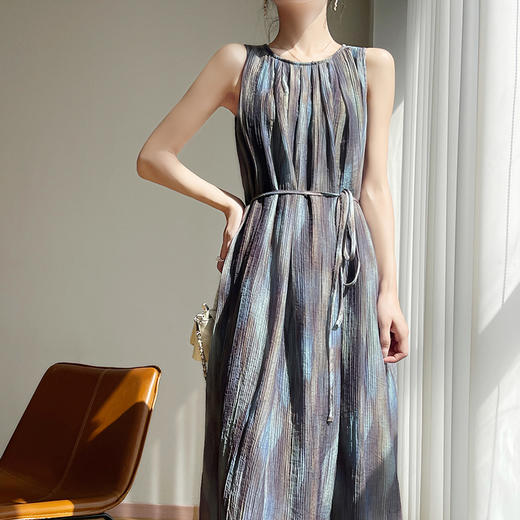 纤束马法式浪漫飘逸连衣裙 SL-8285 商品图3