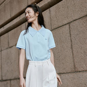 【凉感T恤】纳维凯尔Navigare意大利小帆船 春夏简约百搭运动透气女士polo衫 2125524211