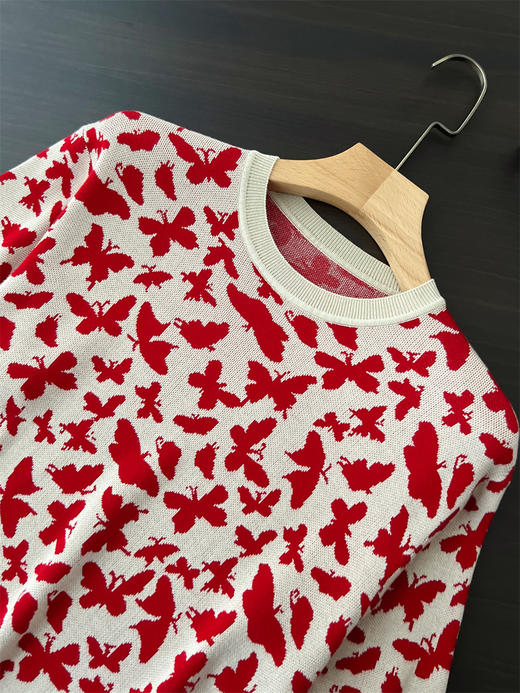 MAX家蝴蝶莱赛尔显瘦短袖衫 商品图13