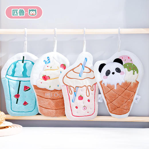  匹鲁夏日饮品系列瞬吸擦手巾挂式可爱卡通吸水巾单条装两条装 商品图6