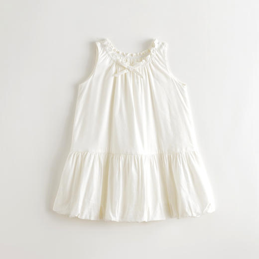 马克珍妮女童甜美花苞亚麻背心裙 儿童连衣裙夏装裙子新款550872
 商品图1