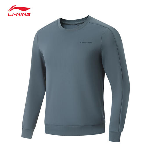 李宁运动卫衣男 新款舒适保暖无帽套头衫 AWDU869 商品图2