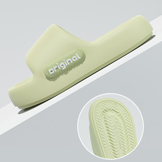 「2025夏季新款」eva情侣男女潮流凉拖鞋 休闲防水防滑厚底一字拖 商品图3