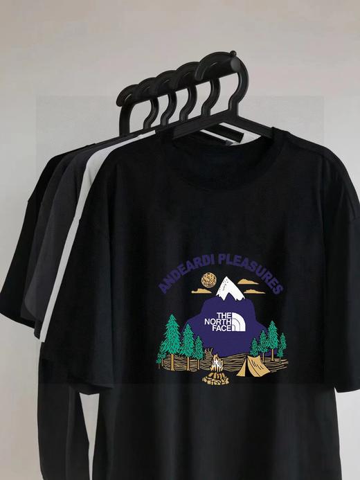 T*F北缅联名款专柜同步露营户外风景情侣款男女同款印花短袖 商品图8