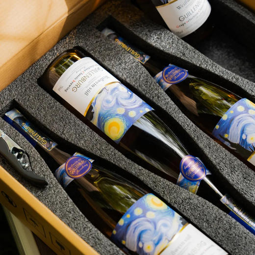 【德国进口】贵伦堡·雷司令甜白葡萄酒 13°微醺甜白  冰镇口感更佳 口感轻盈顺滑、余韵悠长 750ml*4瓶礼盒装（送高端礼盒+海马刀 ） 商品图4