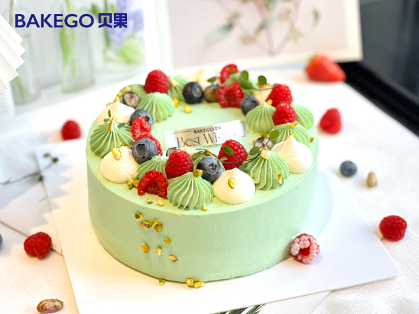 《绿野莓恋》轻糖生日蛋糕