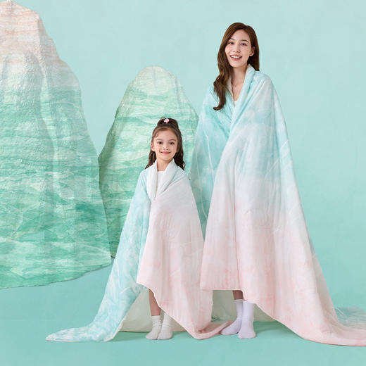 匹鲁纯净冰川系列凉感被双面凉可机洗 商品图5