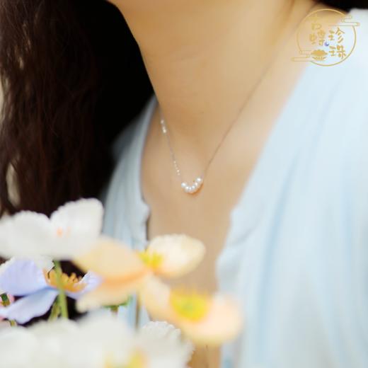 源头直采精挑级！多珠微笑链项链 淡水 AK4～5mm 正圆强光无暇(下单5天左右发货) 商品图3