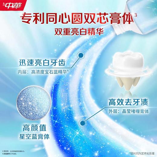 中华魔丽迅白牙膏100g 商品图5