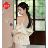 上海逸红颜浮盈2025年春装新品灯笼袖暗纹刺绣欧根纱新中式外套女 商品缩略图3