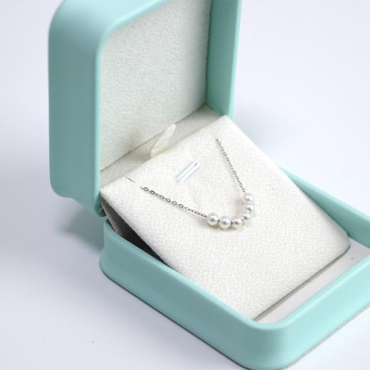 源头直采精挑级！多珠微笑链项链 淡水 AK4～5mm 正圆强光无暇(下单5天左右发货) 商品图1