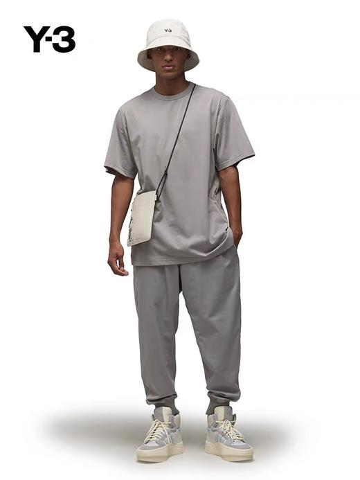 只剩蓝色勒 Y-③ 宽松版 丝光棉圆领短袖T恤 TX461 商品图4