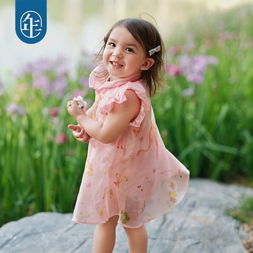 年衣婴儿连体衣周岁礼服2025夏季新生儿满月中国风如鱼得水哈衣 商品图2