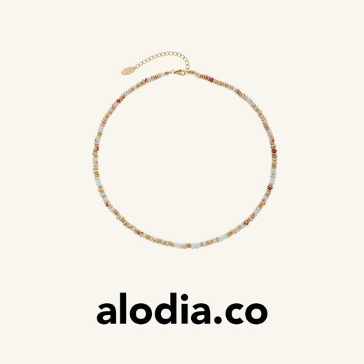 【孟子义周也同款】alodia.co 品牌直发 清新项链 度假风baby蓝色系天然晶石夏日叠戴 商品图0