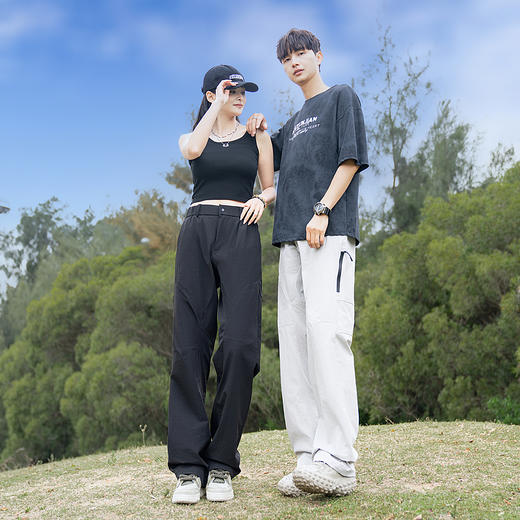 鸟家同款面料！【Schenvega--情侣款山系户外冰感速干裤】版型显高显瘦、细节品质满分、一件裤子10大防护=防晒+透气+抗jun+轻便+耐磨+凉感+吸湿+排汗+速干+抗皱！ 商品图4